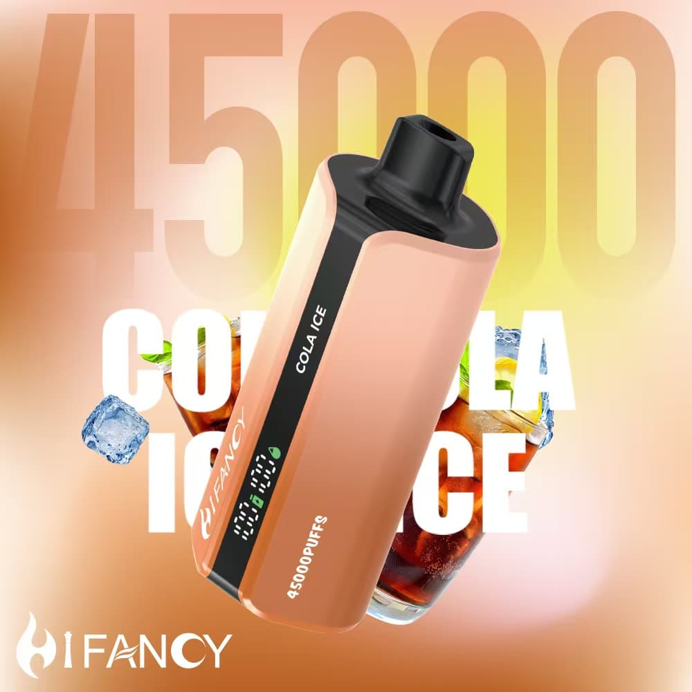 Cola ice vape device with 45000 puffs