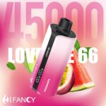 Vape product featuring tropical fruit design and flavor.
