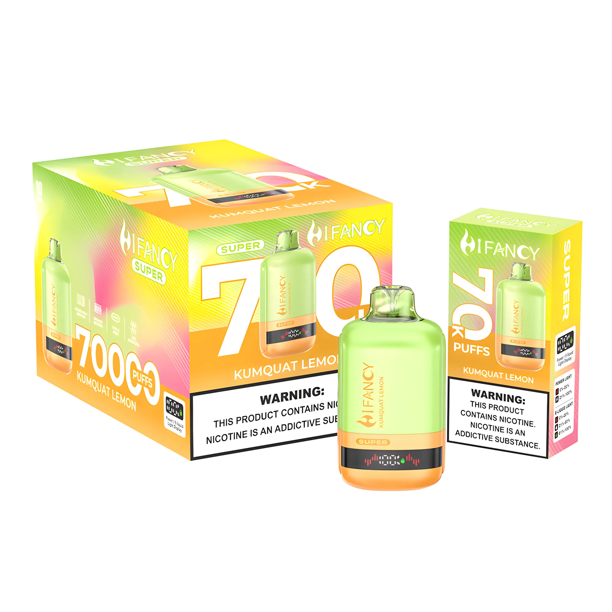HiFancy Super 70000 Kumquat Lemon – oryginalne opakowanie 70K