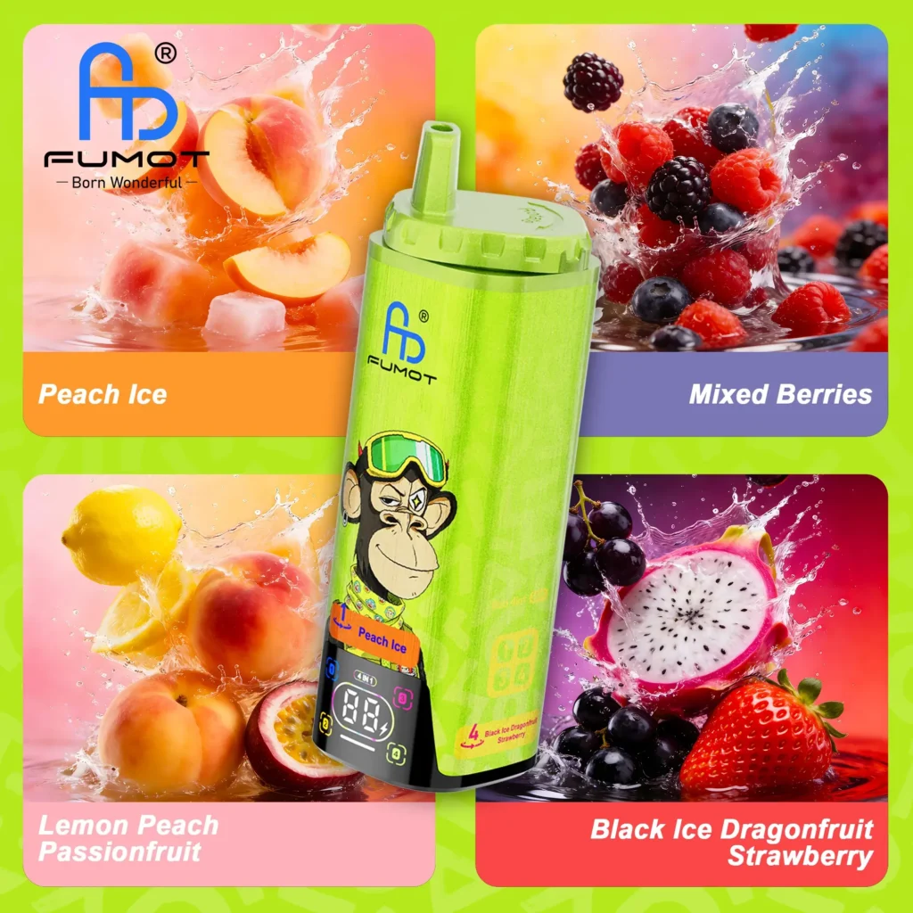 Peach Ice / Mixed Berries / Lemon Peach Passionfruit / Black Ice Dragonfruit Strawberry